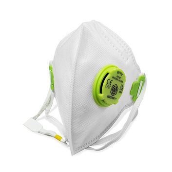 Beeswift P2 Fold Flat Valved Mask White