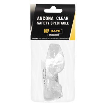 Ancona Safety Spectacle With Neck Cord Clear