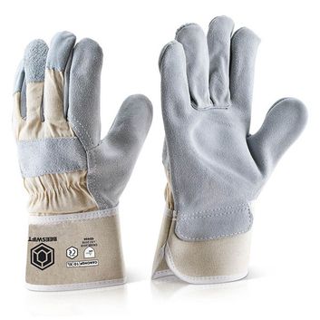 Beeswift Canadian High Quality Rigger Gloves White (10 Pack)