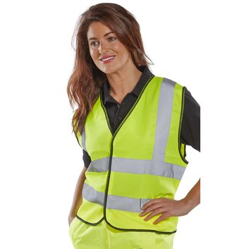 Beeswift Hi-Vis Vest Short Length Saturn Yellow alternative