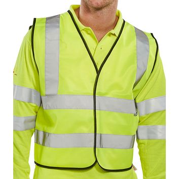 Beeswift Hi-Vis Vest Short Length Saturn Yellow