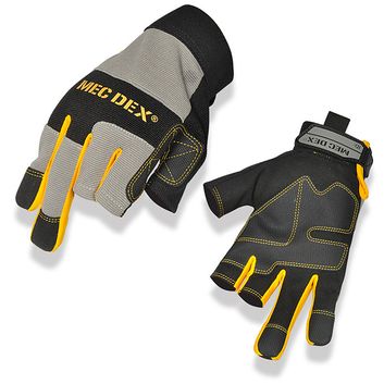 Mec Dex Work Passion Tool Mechanics Gloves Grey / Gold (1 Pair) alternative