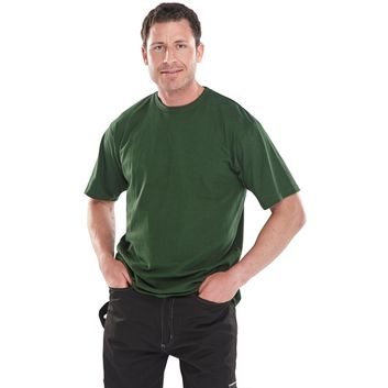 Beeswift Heavyweight T-Shirt Bottle Green alternative