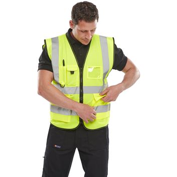 Beeswift Hi-Vis Executive Id Vest Orange alternative