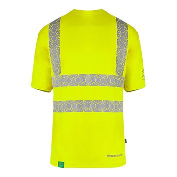 Beeswift Envirowear Hi-Vis Recyclable T-Shirt Saturn Yellow alternative