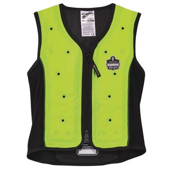 Ergodyne Premium Dry Evaporate Cooling Vest Lime Green