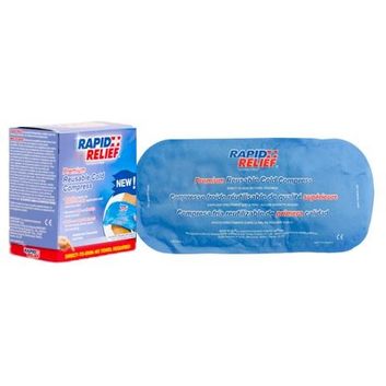 Rapid Relief Premium Reusable Cold Compress 5"X 11" Blue alternative