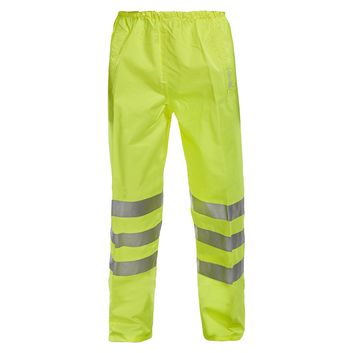 Beeswift Birkdale Hi-Vis Waterproof Breathable Trousers Saturn Yellow