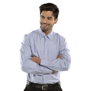 Beeswift Oxford Shirt Long Sleeve Blue alternative