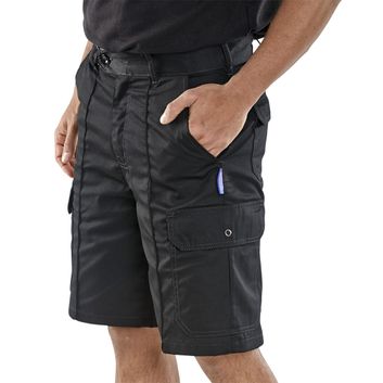 Beeswift Cargo Pocket Shorts Black alternative