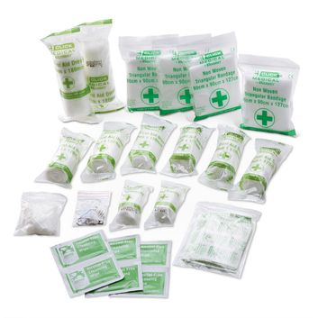 Click Medical Hse 1-10 First Aid Kit In Medium Feva Bag Green alternative