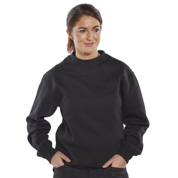 Beeswift Polycotton Sweatshirt Black alternative