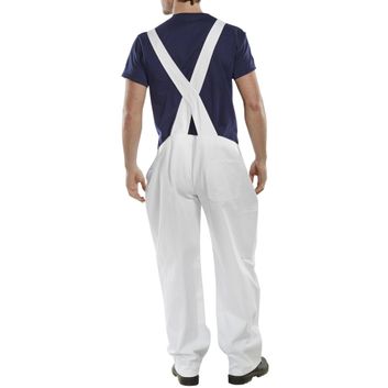 Beeswift Cotton Drill Bib And Brace White alternative