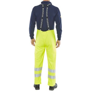 Beeswift Fire Retardant Anti-Static Bib Saturn Yellow alternative