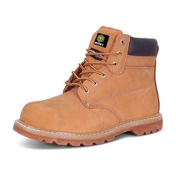 Beeswift Goodyear Welted 6 Inch Safety Boot Nubuck
