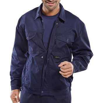 Beeswift Super Drivers Jacket Navy Blue