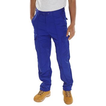 Beeswift Super Drivers Trousers Royal Blue