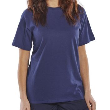 Beeswift Heavyweight T-Shirt Navy Blue