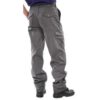 Beeswift Heavyweight Drivers Trousers Grey alternative