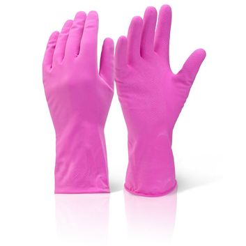 Beeswift Household Medium Weight Gloves Pink
