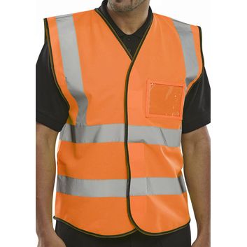 Beeswift Id Vest Hi-Vis Orange