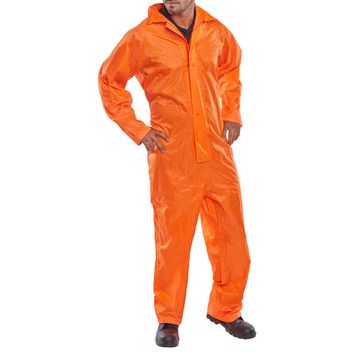 Beeswift Nylon Coverall Orange