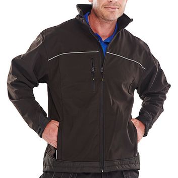 Beeswift Soft Shell Jacket Black