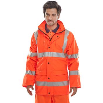 Beeswift Hi-Vis Pu Jacket Orange alternative