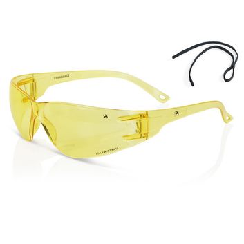 Beeswift Performance Lens Wraparound Safety Glasses Yellow