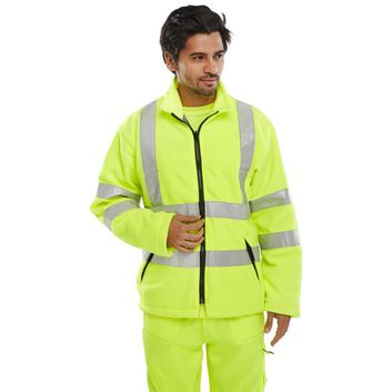 Beeswift Carnoustie Hi-Vis Fleece Jacket Saturn Yellow alternative