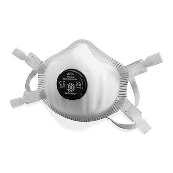 Beeswift Premium P3 Dolomite Valved Mask White (5 Pack)