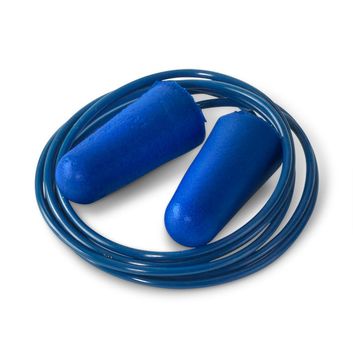 Beeswift QED Disposable Foam Corded Detectable Ear Plugs Blue (200 Pack) alternative