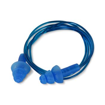 Beeswift QED Corded Detectable Ear Plugs Blue (200 Pack)