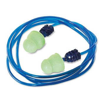 Beeswift QED Snr36 Corded Foam Ear Plugs Green (200 Pack)