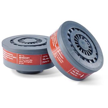 Beeswift Respirator A1 Filters (Pair) Grey