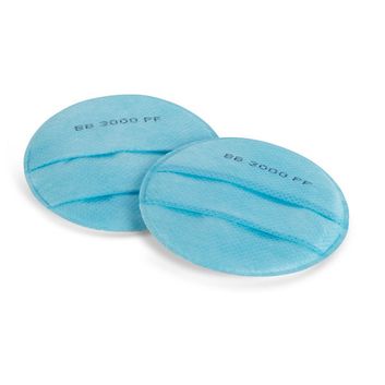 Beeswift Respirator Pre Filters (5 Pair Pack) Blue