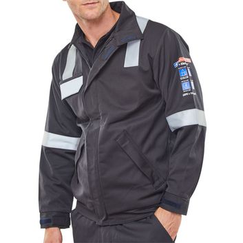 Beeswift Arc Compliant Woven Jacket Navy Blue alternative