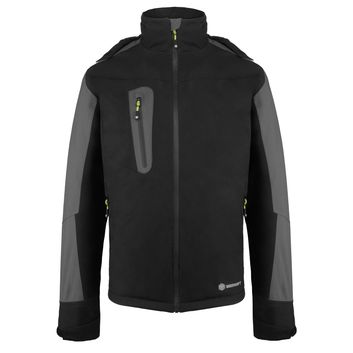 Beeswift Padded Rain Jacket Black/Grey alternative