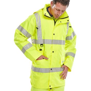 Beeswift Jubilee Hi-Vis Jacket Saturn Yellow