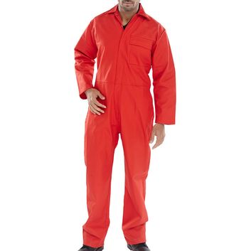 Beeswift Fire Retardant Boilersuit Red