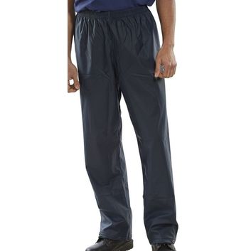 Beeswift Super Pu Trousers Navy Blue