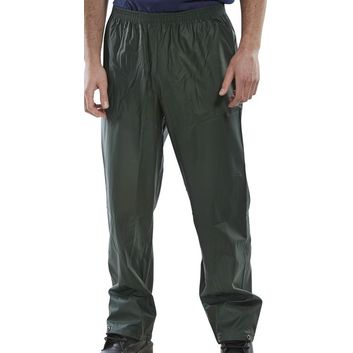 Beeswift Super Pu Trousers Olive Green