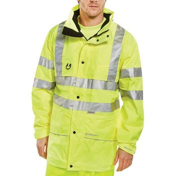 Beeswift Carnoustie Hi-Vis Jacket Saturn Yellow