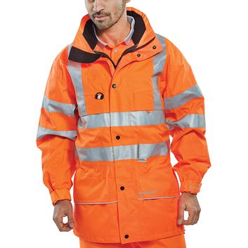 Beeswift Carnoustie Hi-Vis Jacket Orange