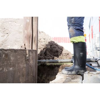Bekina Steplite EasyGrip S5 Full Safety Wellington Boots - Black alternative