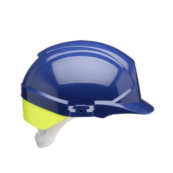 Centurion Reflex Safety Helmet With Yellow Rear Flash Blue