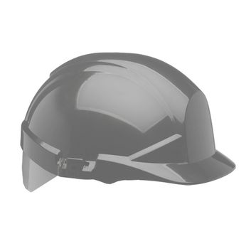 Centurion Reflex Safety Slip Ratchet Helmet With Silver Rear Flash Grey