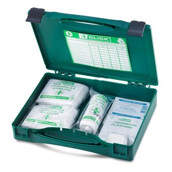 Click Medical 1 Person First Aid Kit Boxed Green