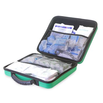 Click Medical Bs8599-1 Large First Aid Kit In Large Feva Bag Green