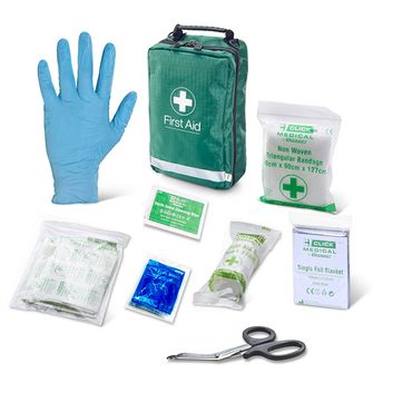 Click Medical Bs8599-1:2019 Bsi Personal Issue Pack In Bag Green